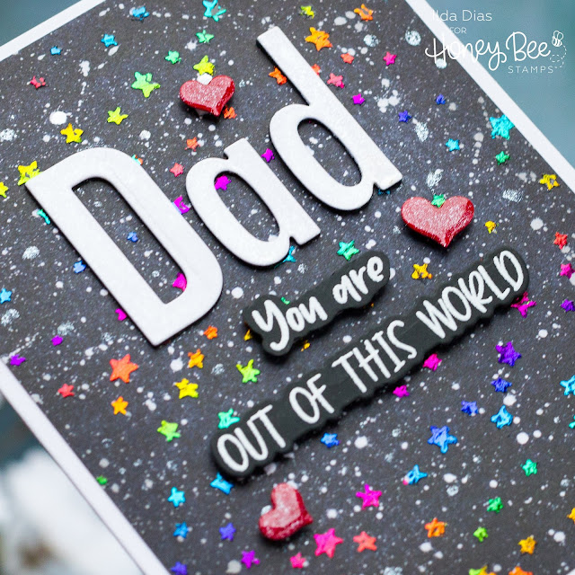 Simple, Father's Day Cards, Stencils, Honey Bee Stamps, Ink Blending, stamps, dies, card making, stamping, ilovedoingallthingscrafty, handmade card, how to, 