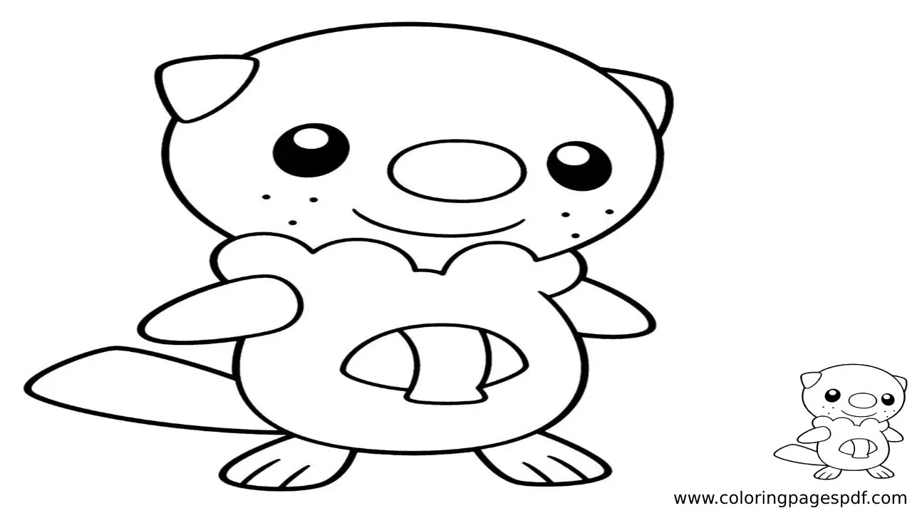 Coloring Page Of Oshawott