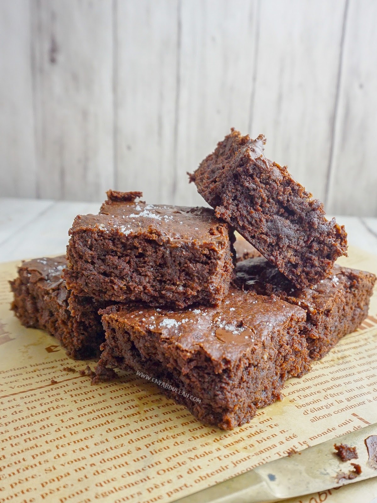 Resepi Coklat Fudge Brownies - Gapura J