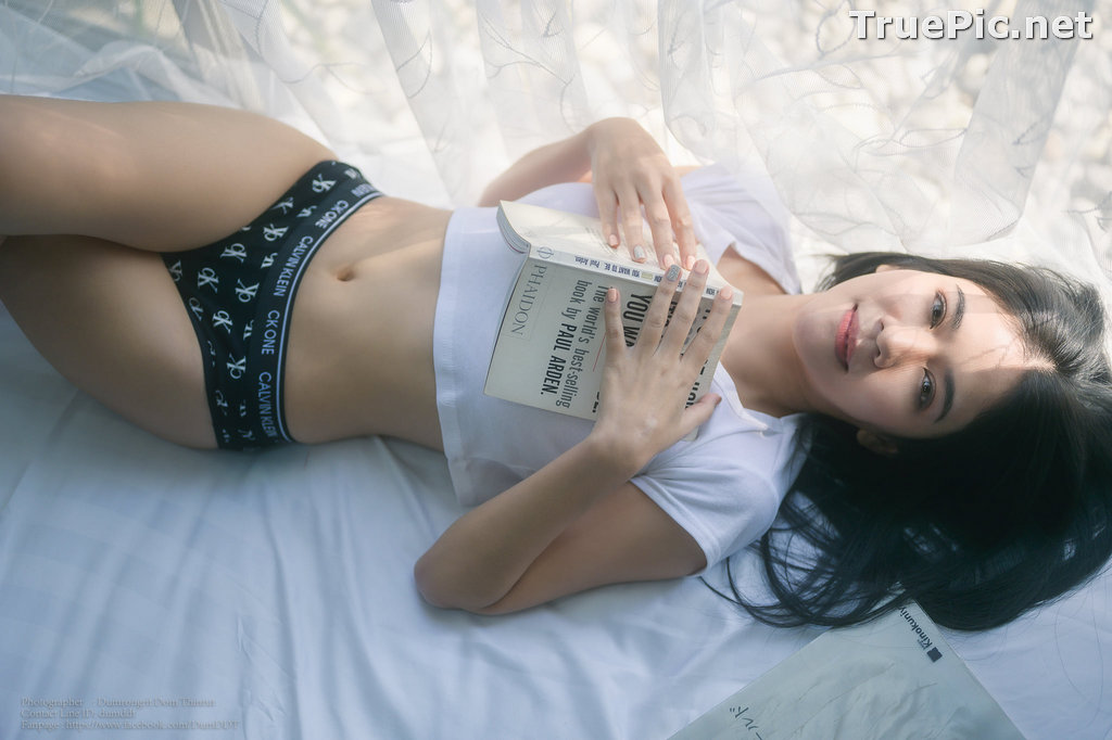 Image Thailand Model - Pattira Saisin - Reading @ Home - TruePic.net - Picture-16