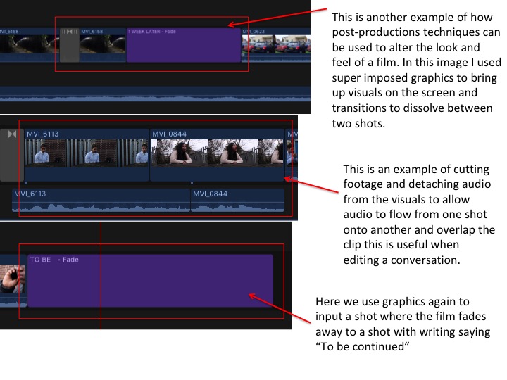 Cinematography Coursework PostProduction Techniques