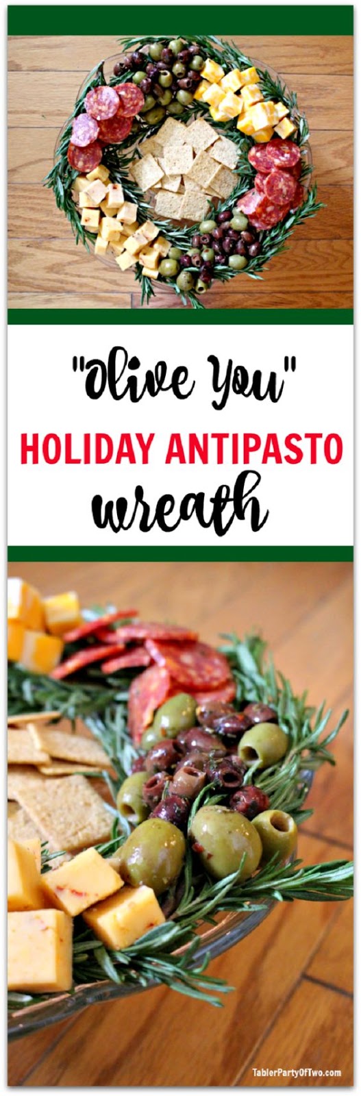 Holiday Antipasto Wreath - 19 Entertaining Christmas Food Ideas for The Big Holiday Dinner Gathering