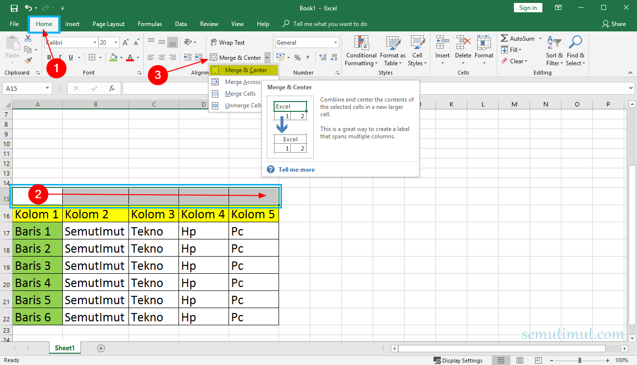 Cara Menghilangkan Garis Atau Kolom Di Excel Tutorial Mobile Legends