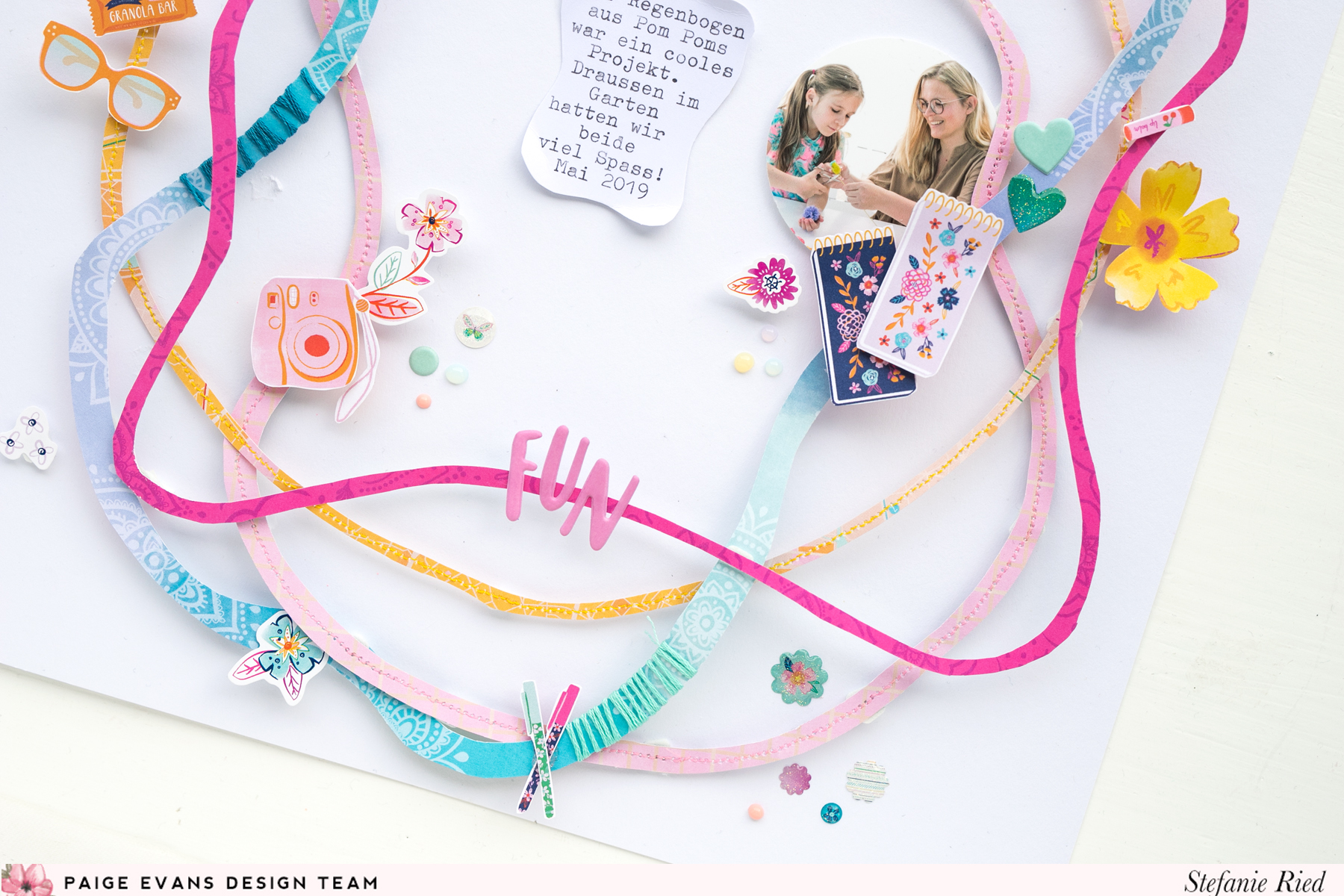 Handcut Frames Layout by Stefanie Ried | Paige Taylor Evans