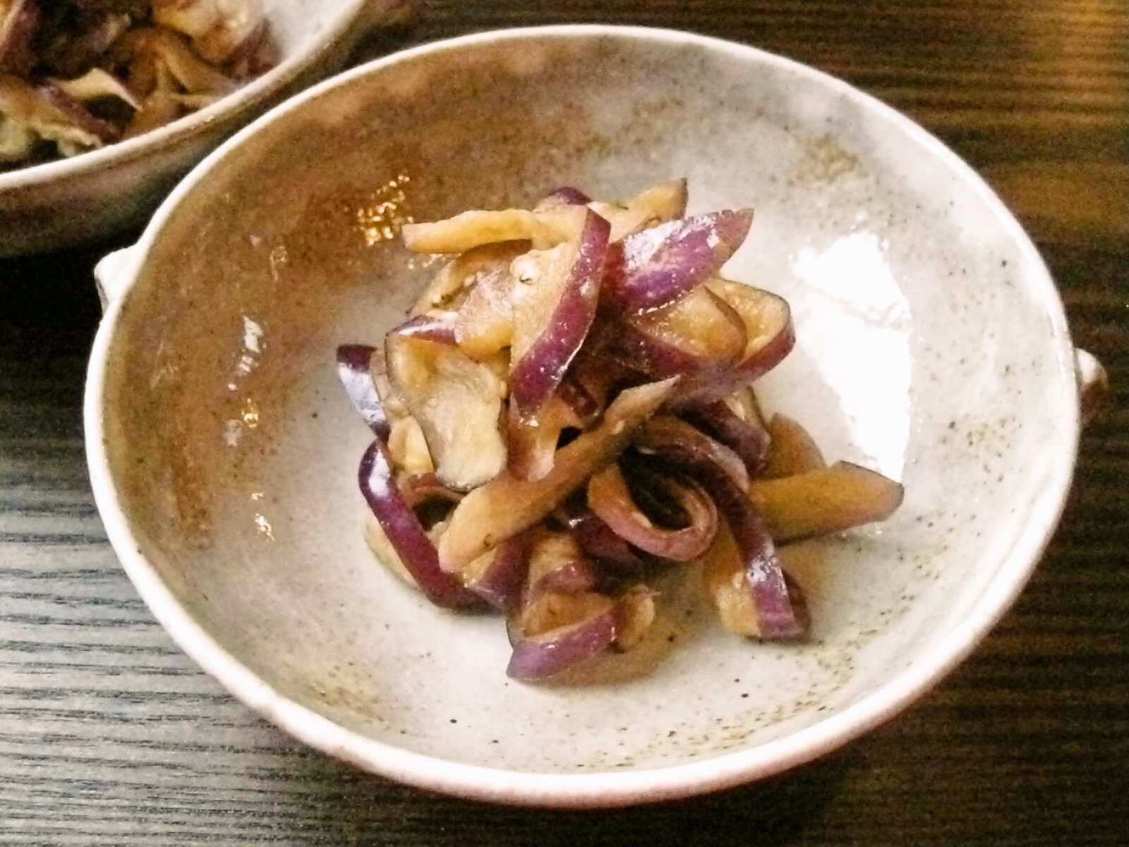 Recipes for Tom Nasu no karashiae / instant eggplant pickles with