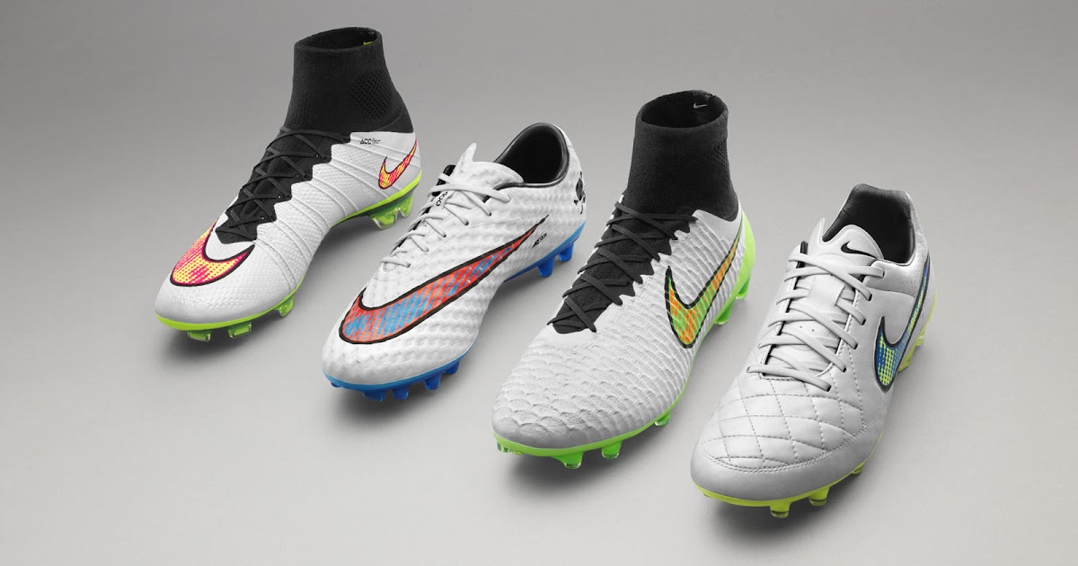 Nike White 2015 Football Boots Pack: Shine Through Collection - Footy