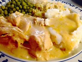 chicken ranch with with a silky cream cheese chicken sauce