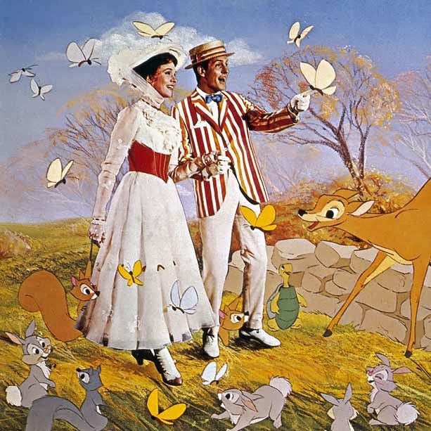 Mary Poppins Walt Disney film 1964 animatedfilmreviews.filminspector.com