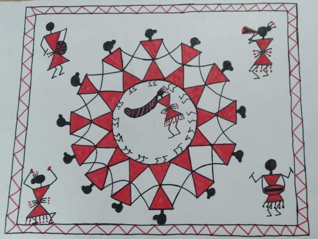 It's All About Arts Integration Congruence of Triangle Warli Art