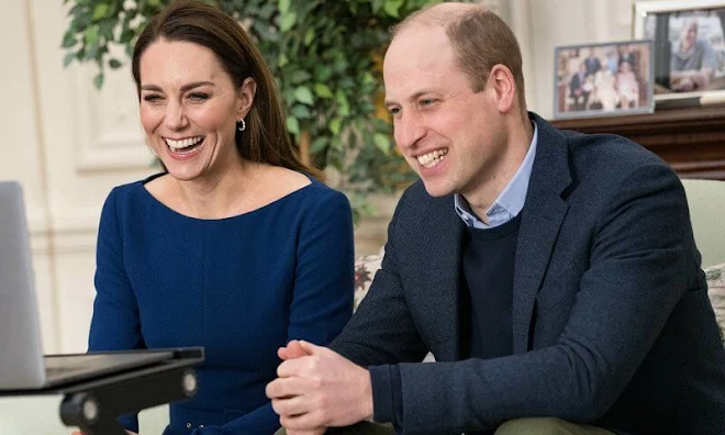 The Duke and Duchess of Cambridge, The Countess of Wessex, The Prince of Wales and The Duchess of Cornwall. The Duke and Duchess of Sussex