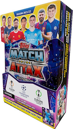 2021-22 Topps Match Attax Uefa Mega Tin Collection Card Football