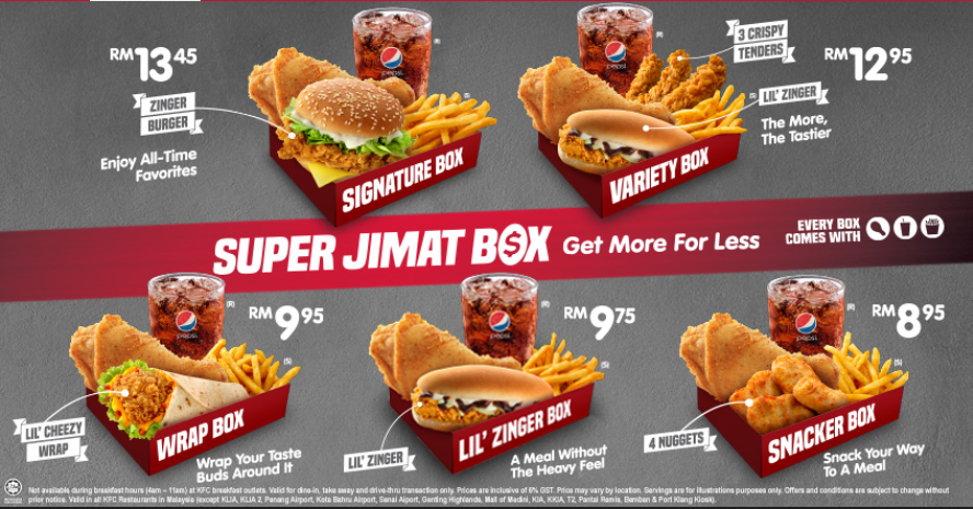 Get More For Less With Kfc S Super Jimat Box Varieties Malaysian Foodie