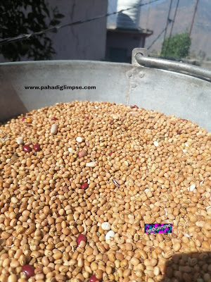 lobiya daal ya sunthe ki daal asoj month pahadi daal tor daal in hindi