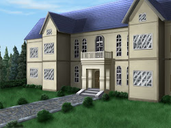 Anime Landscape: House Anime Background