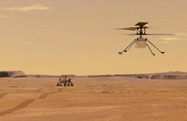 NASA’s mars helicopter jumps first mile during the 10 flight!