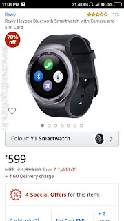 rewy heypex a1 bluetooth smartwatch