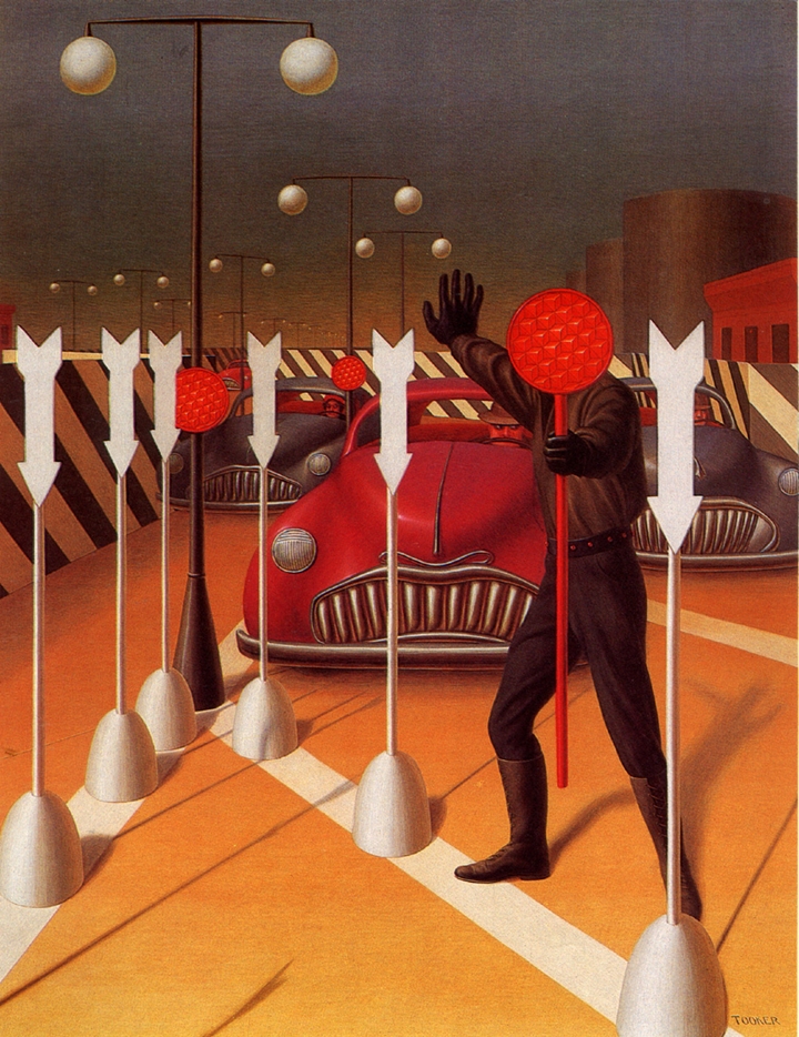 George Clair Tooker 1920-2011 | American Magic Realist painter George Clair Tooker 1920-2011 | American Magic Realist painter