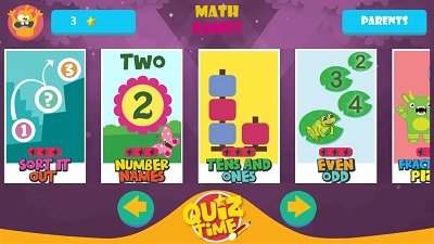เกมสำหรับเด็ก การเรียนรู้คณิตศาสตร์ขั้นพื้นฐาน