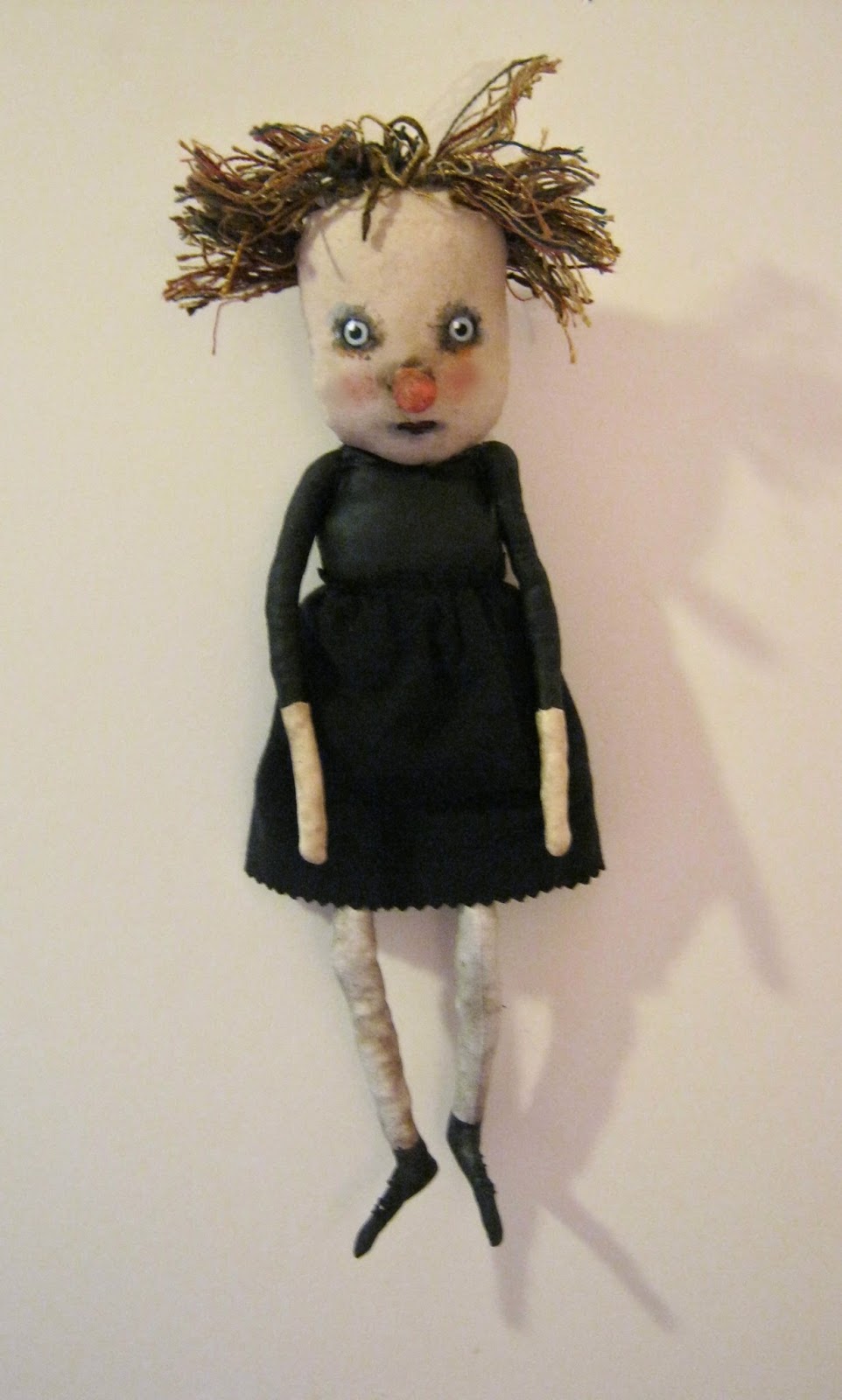 Sandy Mastroni Odd Girl doll and Odd boy , puppet like , Sandy Mastroni