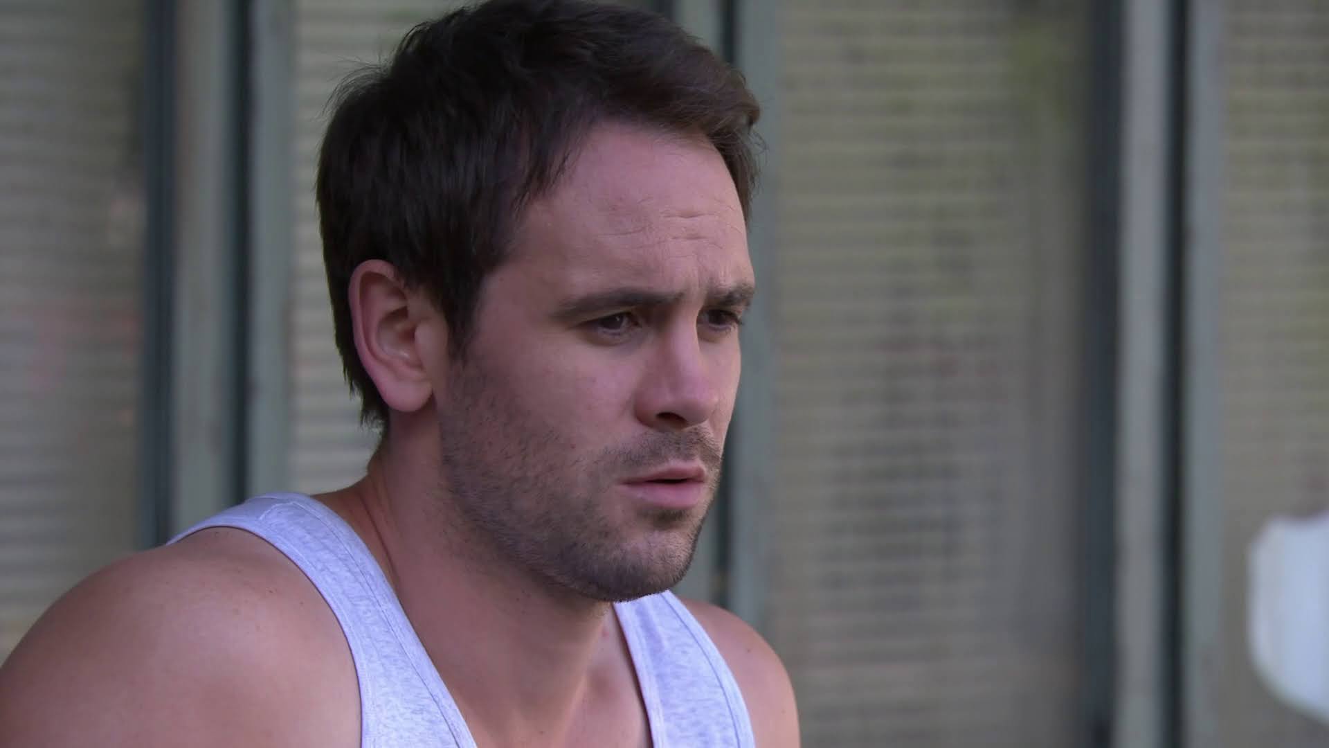 Hollyoaks off the Charts Ayden Callaghan in Vest