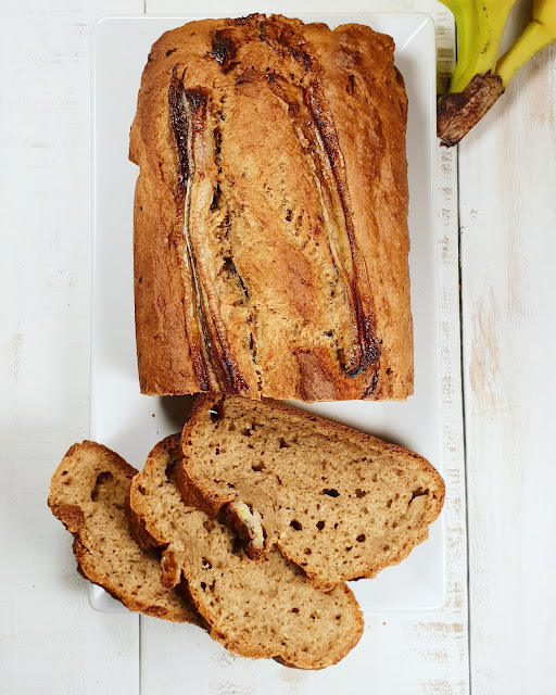 BANANA BREAD sans oeuf à l'épeautre 