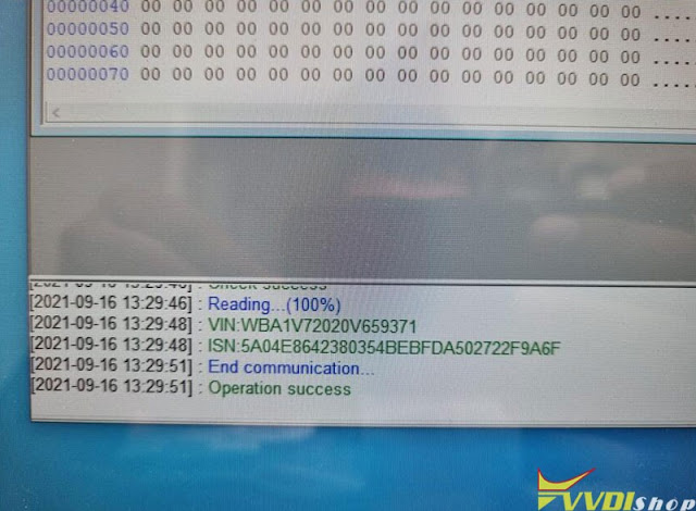 Xhorse Mini Prog Read BMW EDC17C50 ISN 2