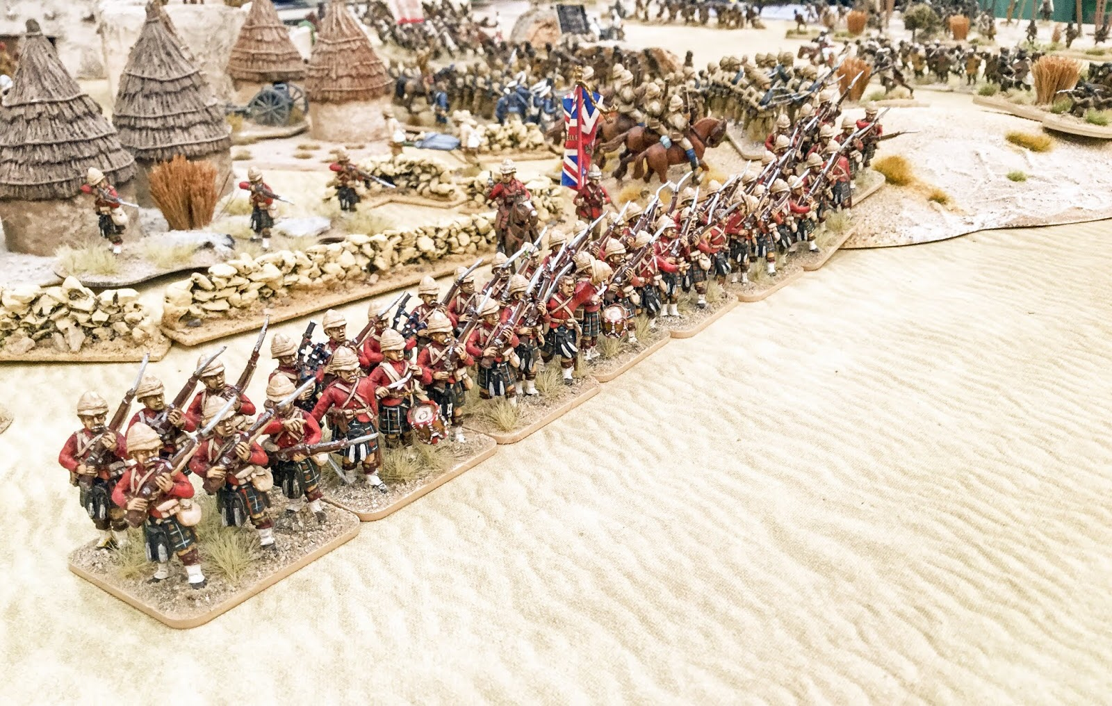 One man and his brushes.: Sudan- Gaming - At Wargames Holiday Centre 3