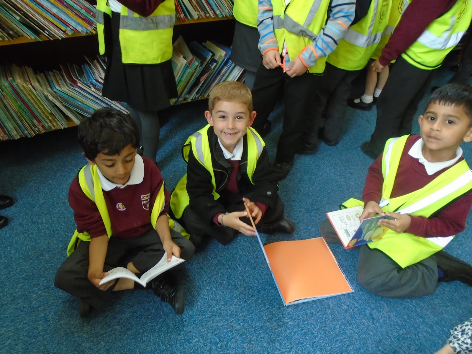 Chilcote Primary School Reception`s visit to Yardley Wood library