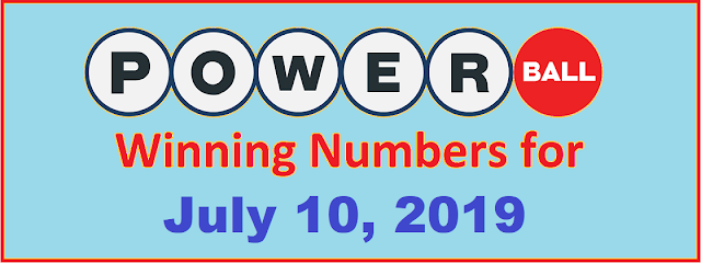 PowerBall Winning Numbers for Wednesday, July 10, 2019
