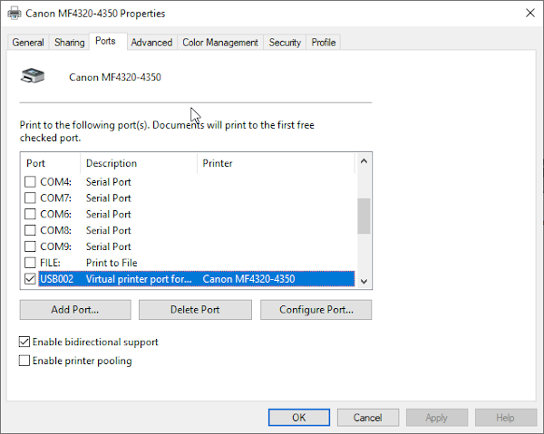 Windows10でプリンタポ​​ートを変更する方法