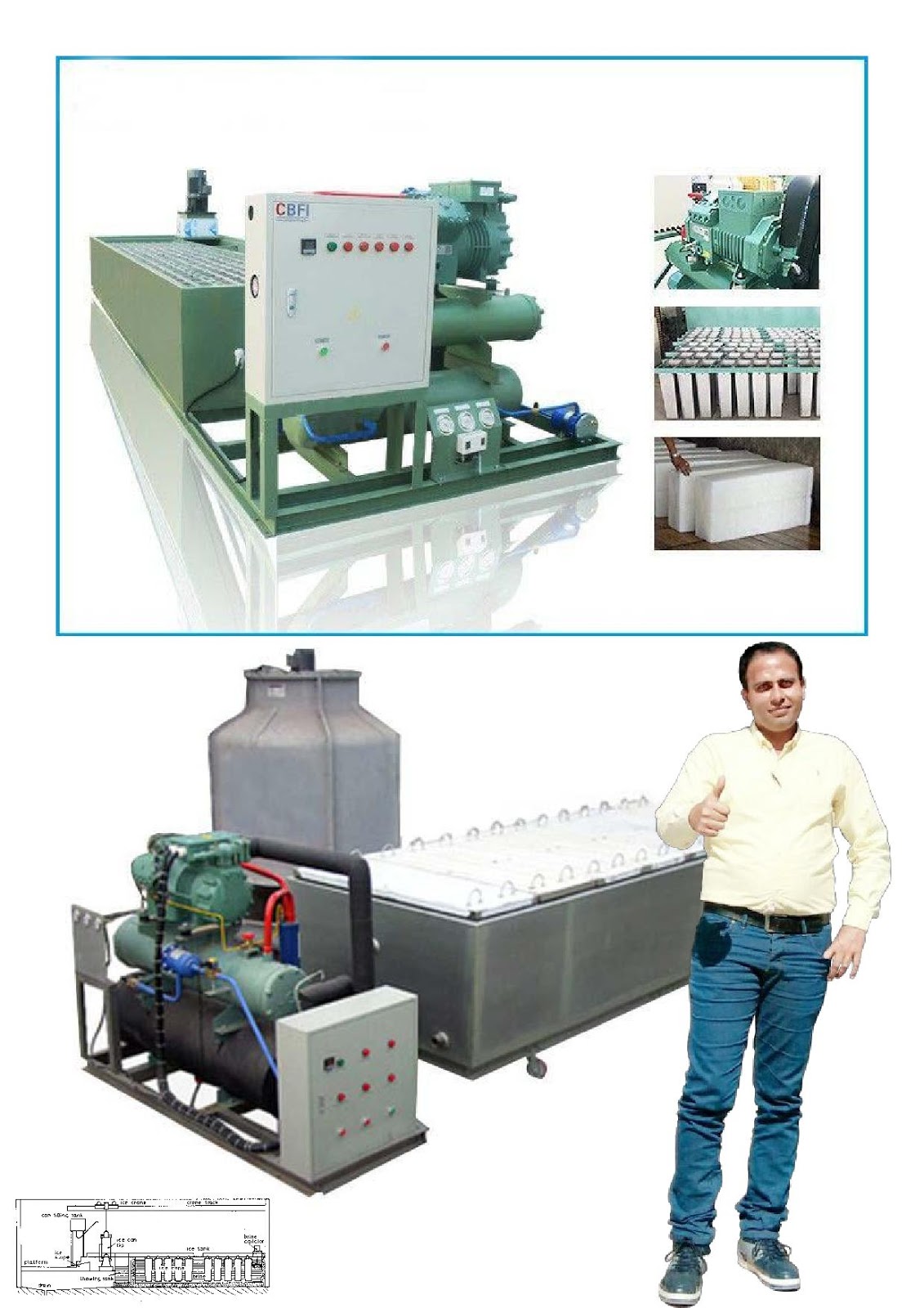 ICE BLOCK MAKING MACHINE