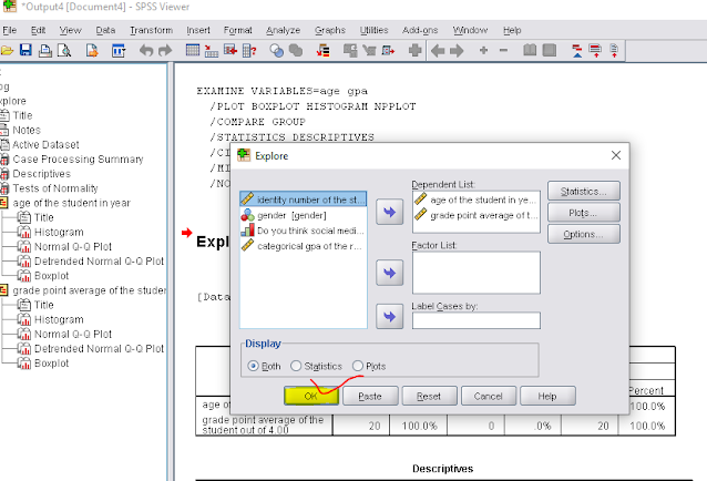Data analysis using spss