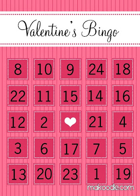 Free and Printable Valentine's Day Bingo Cards For Kids 10