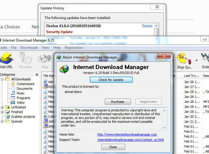 free download manager firefox 25