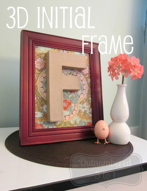 DIY 3D Initial Frame Tutorial