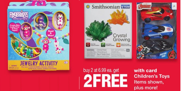 walgreens buy 2 get 2 free toys 2018