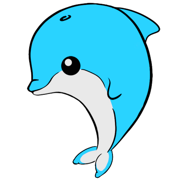 Delfin Dibujo Facil - Jagodooowa