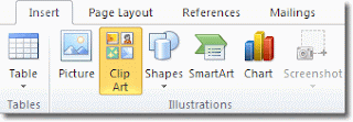 Drop Cap, Columns, Header &amp; Footer, Clip Art dan Watermark, Page border