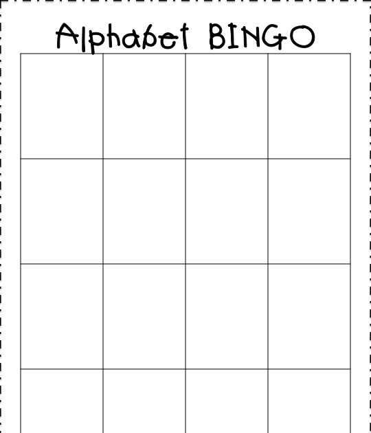 First Grade Fanatic!: Alphabet BINGO