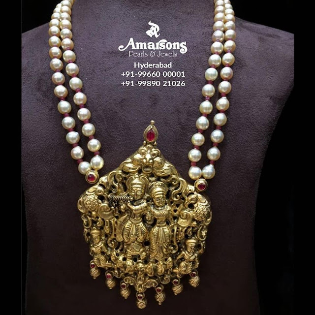 Radha Krishna Pendant by Amarsons