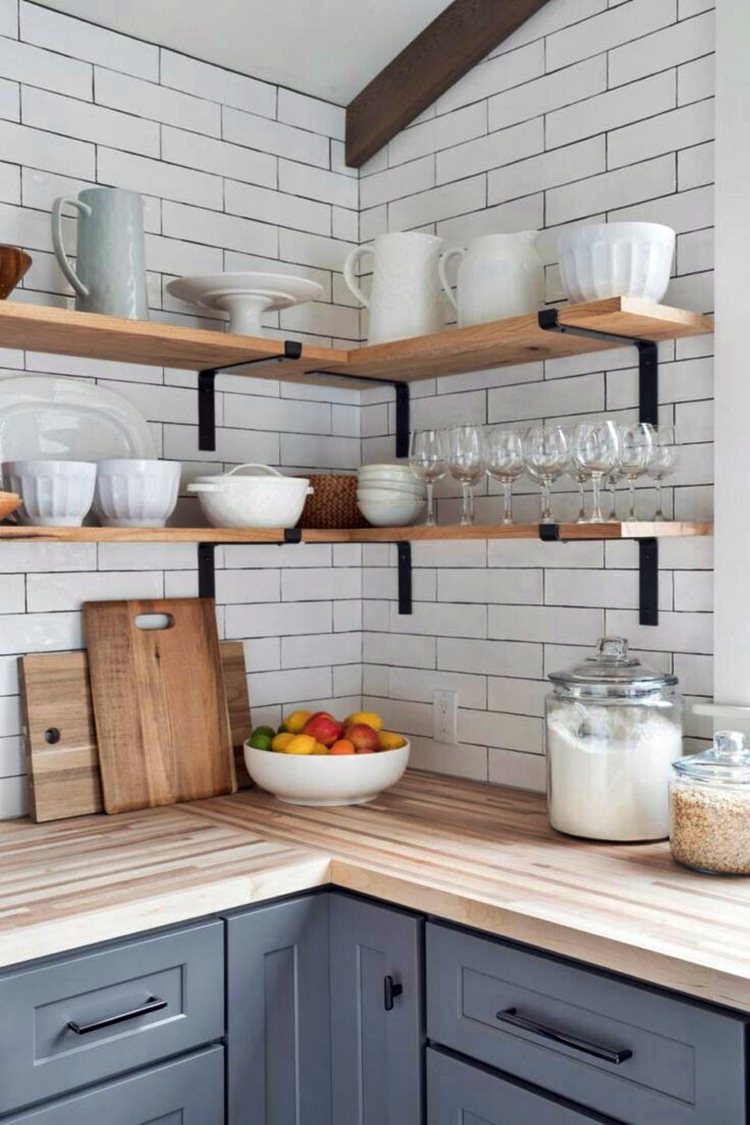 DIY Kitchen Shelving Ideas You're Easy To Do at Home Dream House