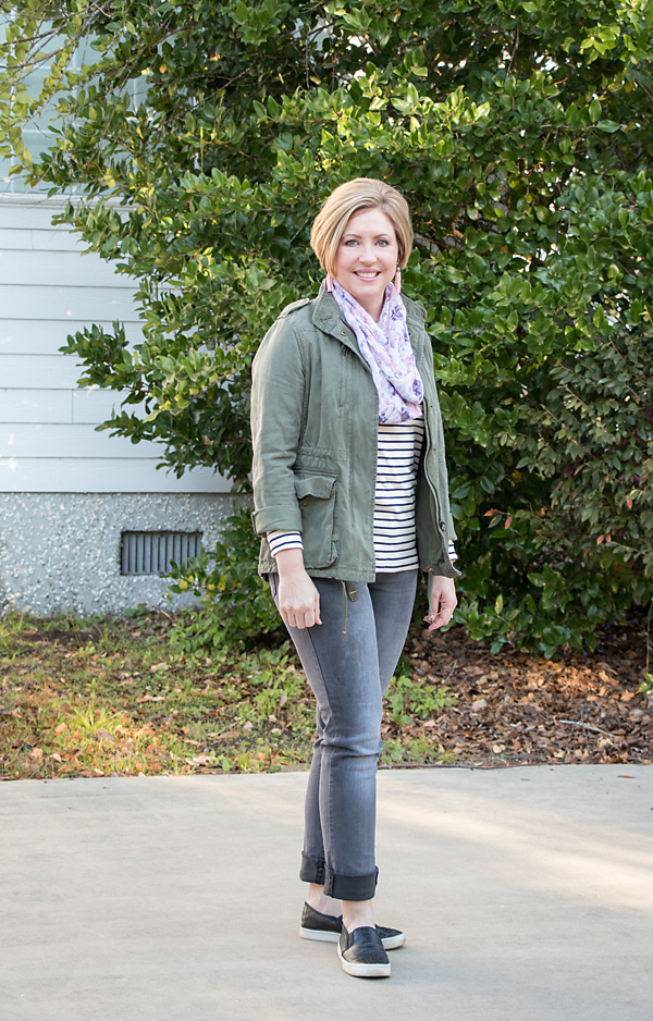 How to style a utility jacket for Spring - Savvy Southern Chic