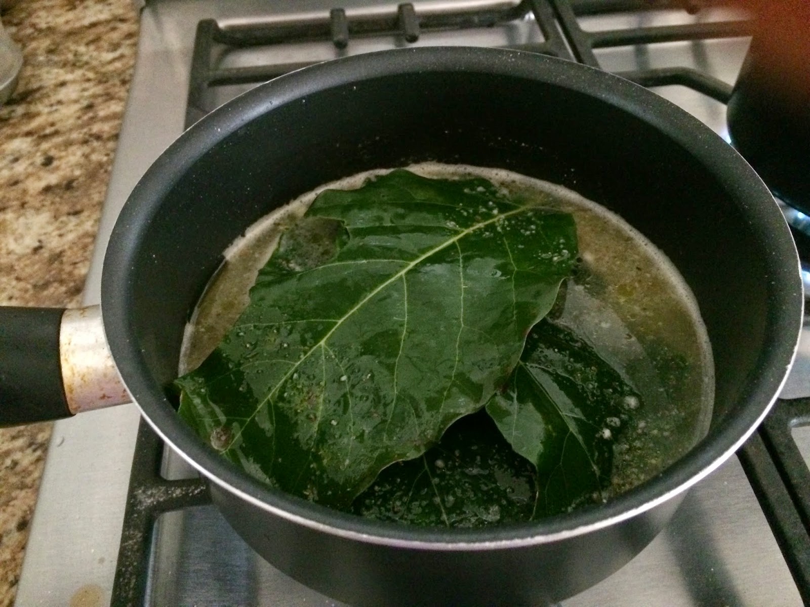 Sazón del corazón Pollo a la naranja con hojas de aguacate