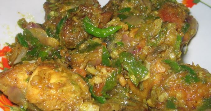 Resep Cara Membuat Ayam Bumbu Cabai Hijau Khas Lampung