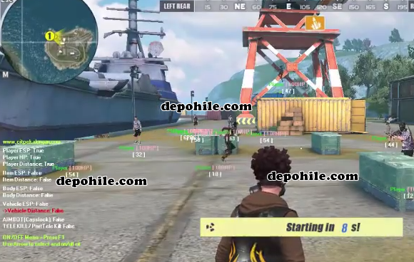 Rules of Survival (PC) 02.03.2018 Citter Menu Aimbot,Wall Hile