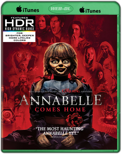 Annabelle Comes Home (2019) 2160p HDR iTunes WEB-DL Dual Latino-Inglés [Subt. Esp] (Terror. Muñecos)