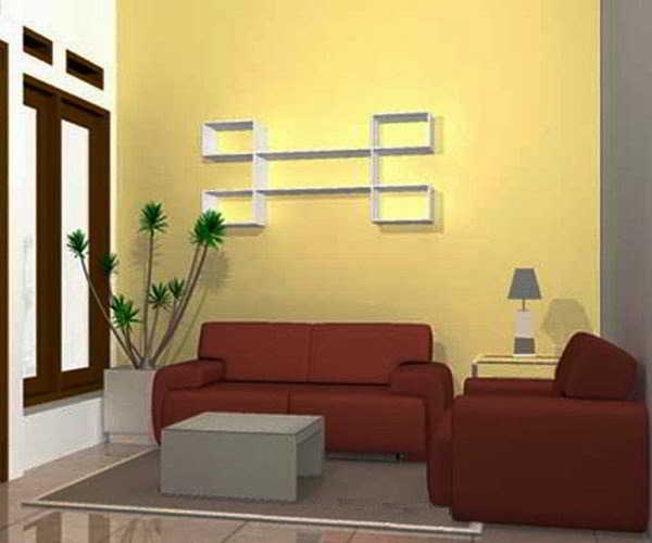 70 contoh  desain ruang  tamu  kecil minimalis sederhana  modern