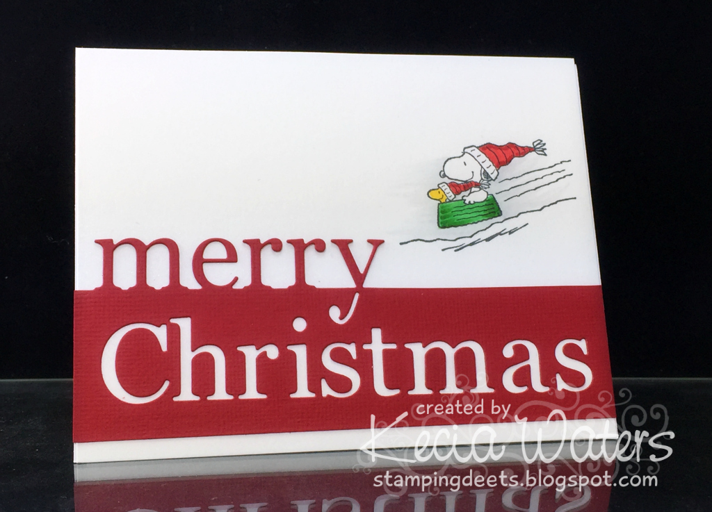 Stamping Deets Because of the Peanuts Postage Stamps