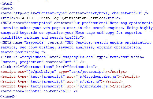 Code Source Ne Pas Référencer Pix seo - meta-tag : Bien référencer son site Internet | seo