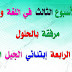 مراجعات الأسبوع الثالث في اللغة و الرياضيات مع الحل السنة الرابعة إبتدائي الجيل الثاني مراجعات الأسبوع الثالث في اللغة و الرياضيات مع الحل السنة الرابعة إبتدائي الجيل الثاني